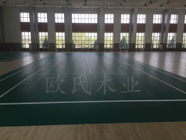 寧夏銀川消防總隊培訓基地室內(nèi)體育館運動木地板案例