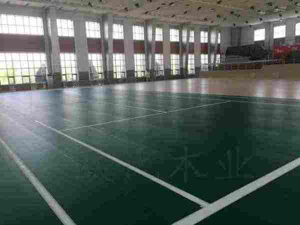 寧夏銀川消防總隊培訓基地室內(nèi)體育館運動木地板案例